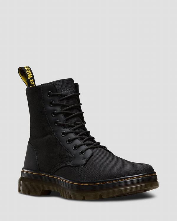 Dr Martens Dámské Kotníkové Boty Combs Nylon Černé, CZ-980327